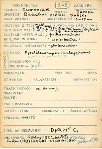 岩田久二雄フィールドノート