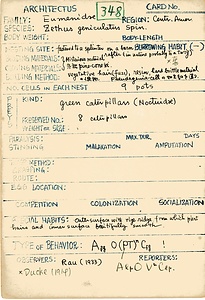 岩田久二雄フィールドノート