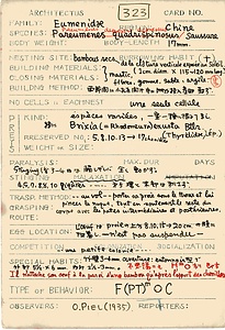 岩田久二雄フィールドノート