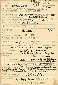 岩田久二雄フィールドノート