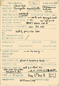 岩田久二雄フィールドノート