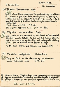 岩田久二雄フィールドノート