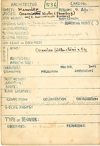 岩田久二雄フィールドノート