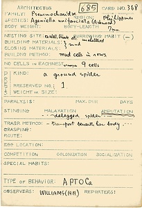 岩田久二雄フィールドノート