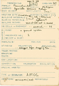 岩田久二雄フィールドノート