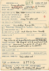 岩田久二雄フィールドノート