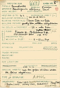 岩田久二雄フィールドノート