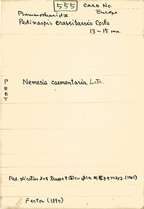 岩田久二雄フィールドノート