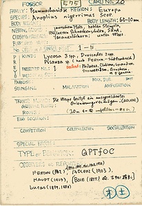 岩田久二雄フィールドノート