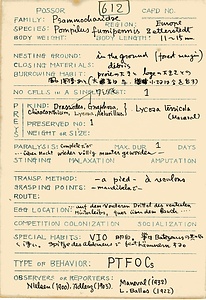 岩田久二雄フィールドノート