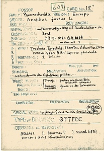 岩田久二雄フィールドノート