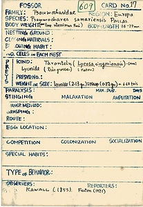 岩田久二雄フィールドノート