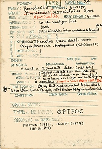 岩田久二雄フィールドノート