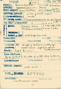 岩田久二雄フィールドノート