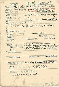 岩田久二雄フィールドノート