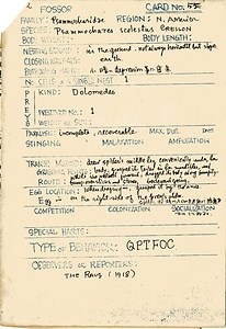 岩田久二雄フィールドノート