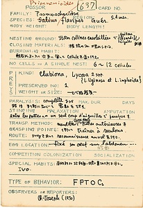 岩田久二雄フィールドノート