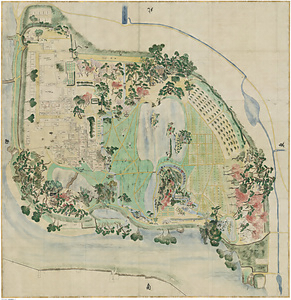 御後園絵図（文久3年）