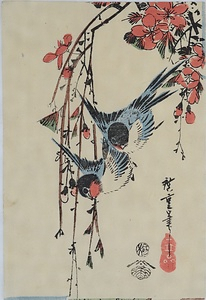 桃に燕