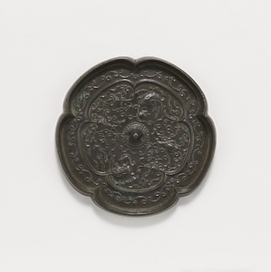 瑞花鴛鴦五花鏡