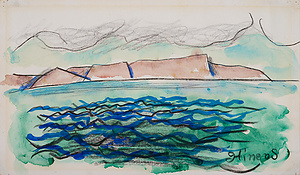 風景（ケープタウン遠望）