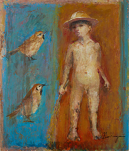 少年と鳥