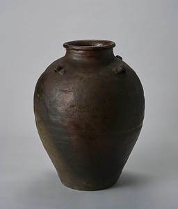 窯変四耳大壺