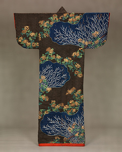 菊柴垣模様小袖