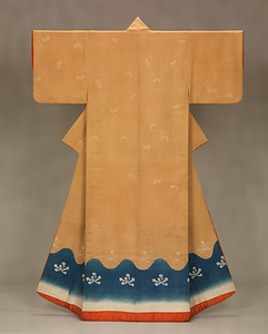 蒲公英蝶模様小袖