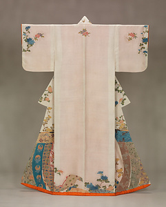 菊花几帳模様小袖