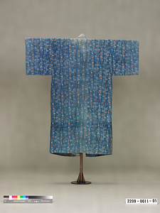 松竹梅小模様紅型衣裳