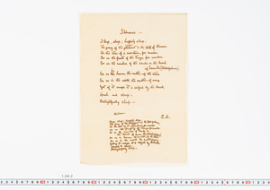 小泉八雲　Shinano英訳？一雄による写し