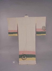 シボ紋縫取お召訪問着