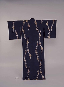 シボ紋縫取お召