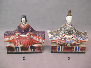 富山土人形「内裏雛」