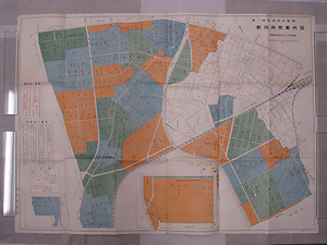 「第三期住居表示整備　新旧対照案内図」