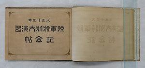 『大正十三年陸軍特別大演習記念帖』