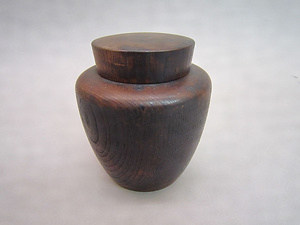 木彫茶壺