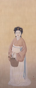 菱田春草筆　「霊昭女」