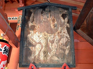 景清の牢破り図絵馬