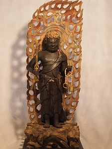 木造不動明王立像・木造毘沙門天立像