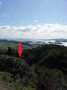 国会議事堂の大理石「答島」採掘跡