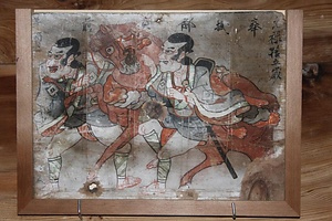 曳馬図絵馬