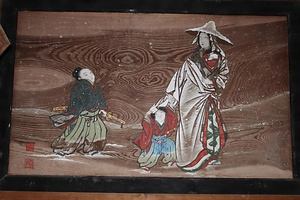 常盤御前図絵馬