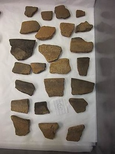 稲荷原遺跡出土縄文時代早期土器及び石器