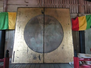 伊東祐青奉納墨書天井画