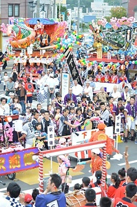 野辺地の山車行事