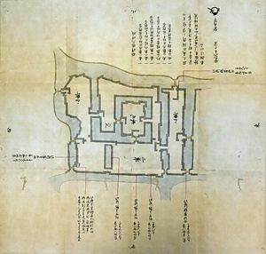 安永七年尼崎城石垣櫓修補願図