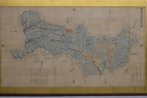 柴田郡足立村絵図面