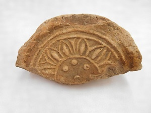 上高根行者堂遺跡出土の軒丸瓦・平瓦・丸瓦